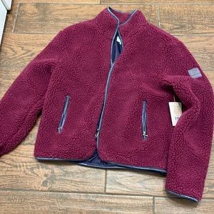 Beautiful Ivory Ella Sherpa jacket